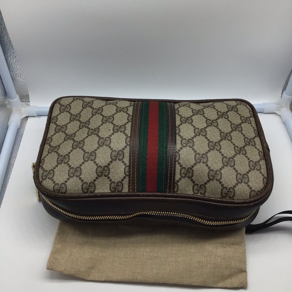 Gucci Bags Gucci Vintage Mens Signature Toiletry Bag From 96s With